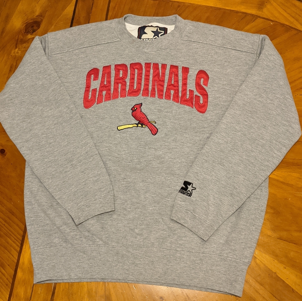 90s vintage st. Louis Cardinals starter crew neck.
